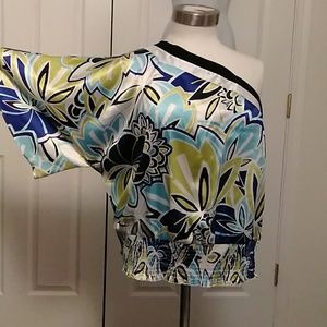 Multi-colored Plus size Top
